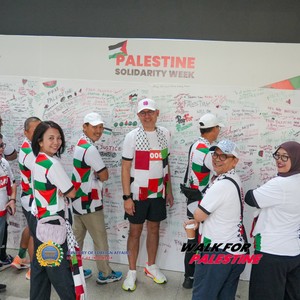 Race photo from WALK FOR PALESTINE