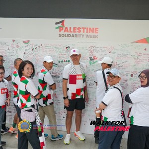 Race photo from WALK FOR PALESTINE