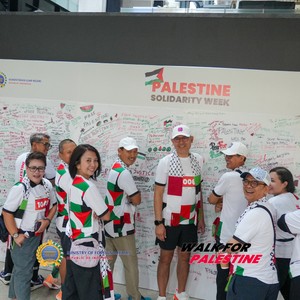 Race photo from WALK FOR PALESTINE