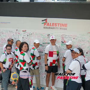 Race photo from WALK FOR PALESTINE