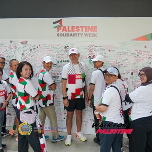 Race photo from WALK FOR PALESTINE