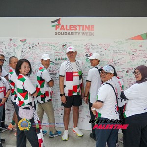 Race photo from WALK FOR PALESTINE