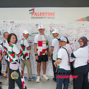 Race photo from WALK FOR PALESTINE