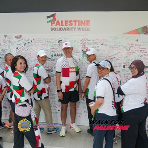 Race photo from WALK FOR PALESTINE