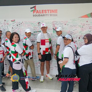 Race photo from WALK FOR PALESTINE
