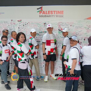 Race photo from WALK FOR PALESTINE