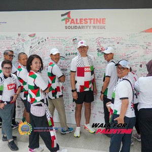 Race photo from WALK FOR PALESTINE