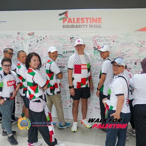 Race photo from WALK FOR PALESTINE
