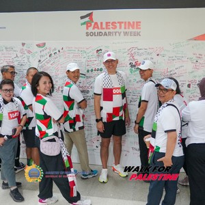 Race photo from WALK FOR PALESTINE