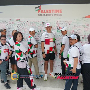 Race photo from WALK FOR PALESTINE