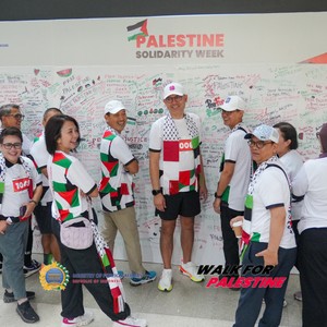 Race photo from WALK FOR PALESTINE