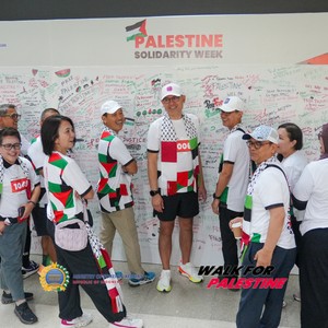 Race photo from WALK FOR PALESTINE