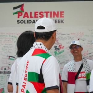 Race photo from WALK FOR PALESTINE