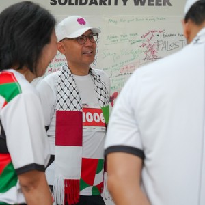 Race photo from WALK FOR PALESTINE