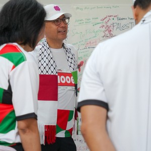 Race photo from WALK FOR PALESTINE