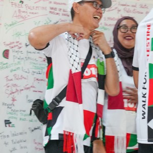 Race photo from WALK FOR PALESTINE