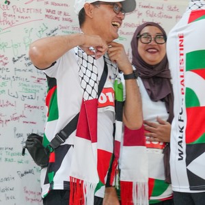 Race photo from WALK FOR PALESTINE