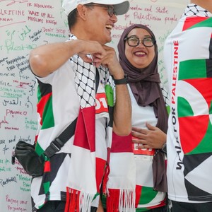 Race photo from WALK FOR PALESTINE