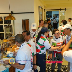 Race photo from WALK FOR PALESTINE