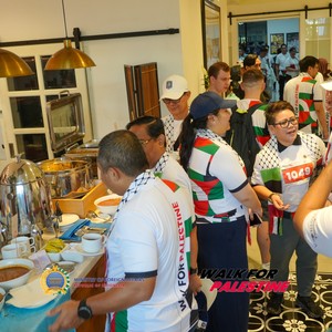 Race photo from WALK FOR PALESTINE
