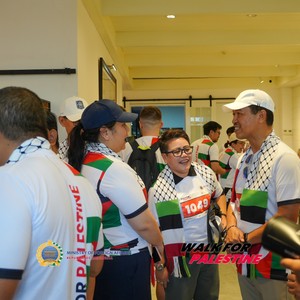 Race photo from WALK FOR PALESTINE