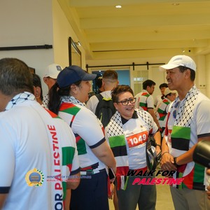Race photo from WALK FOR PALESTINE
