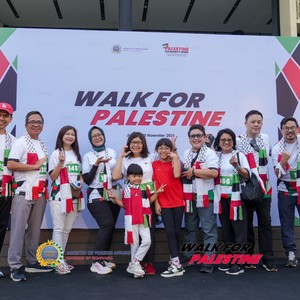 Race photo from WALK FOR PALESTINE