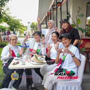 Race photo from WALK FOR PALESTINE