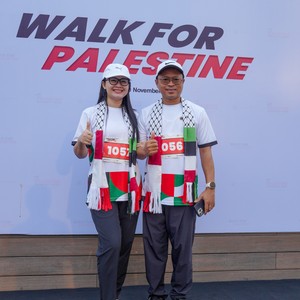 Race photo from WALK FOR PALESTINE