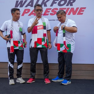 Race photo from WALK FOR PALESTINE