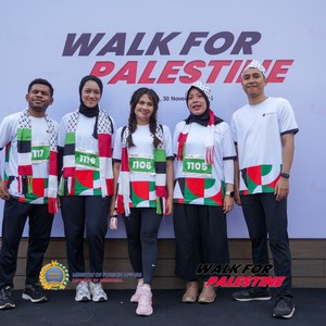 Race photo from WALK FOR PALESTINE