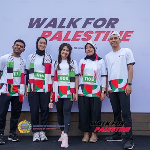 Race photo from WALK FOR PALESTINE