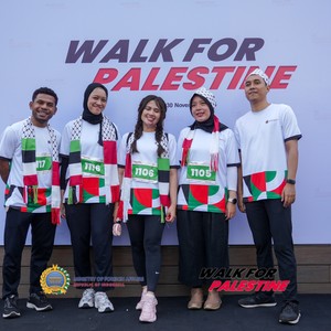Race photo from WALK FOR PALESTINE