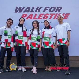 Race photo from WALK FOR PALESTINE