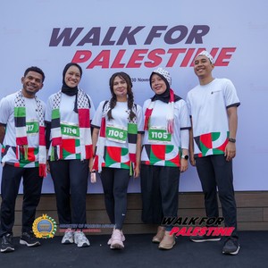 Race photo from WALK FOR PALESTINE