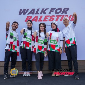 Race photo from WALK FOR PALESTINE