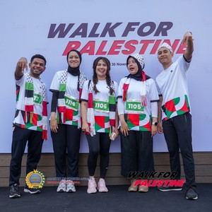 Race photo from WALK FOR PALESTINE