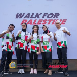 Race photo from WALK FOR PALESTINE