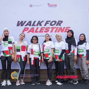 Race photo from WALK FOR PALESTINE
