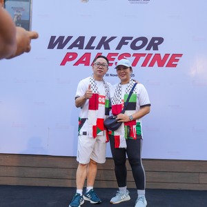 Race photo from WALK FOR PALESTINE