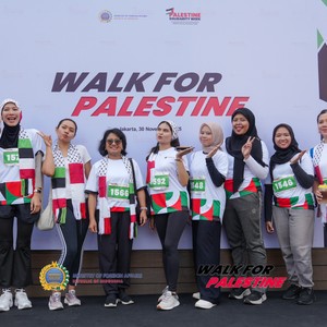 Race photo from WALK FOR PALESTINE