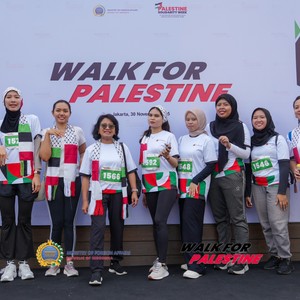 Race photo from WALK FOR PALESTINE