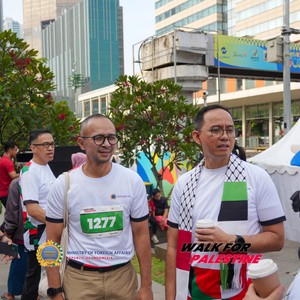 Race photo from WALK FOR PALESTINE