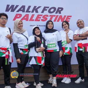 Race photo from WALK FOR PALESTINE