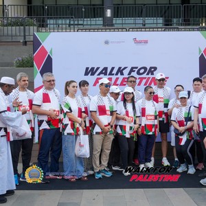Race photo from WALK FOR PALESTINE