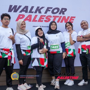 Race photo from WALK FOR PALESTINE