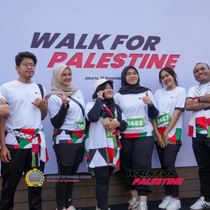 Race photo from WALK FOR PALESTINE