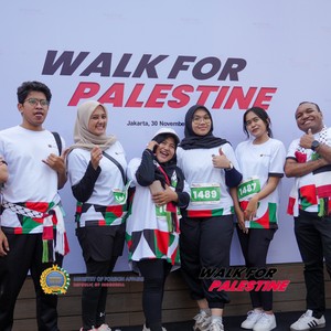Race photo from WALK FOR PALESTINE