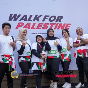 Race photo from WALK FOR PALESTINE