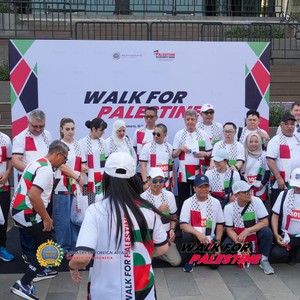 Race photo from WALK FOR PALESTINE